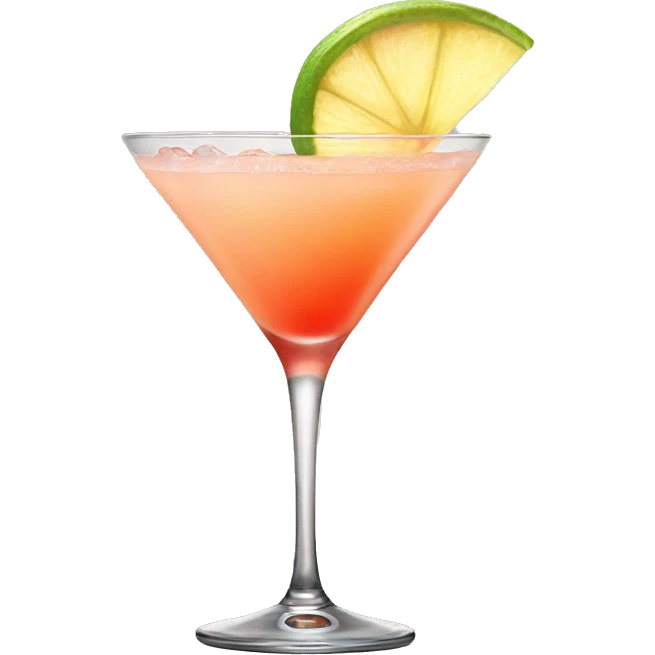 Paloma cocktail emoji