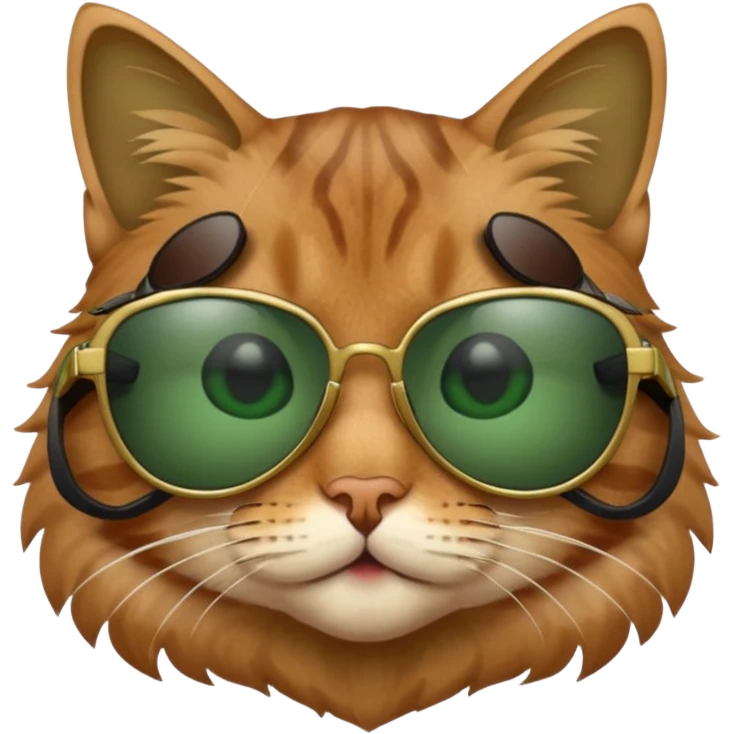 Cat wearing sunglasses emoji