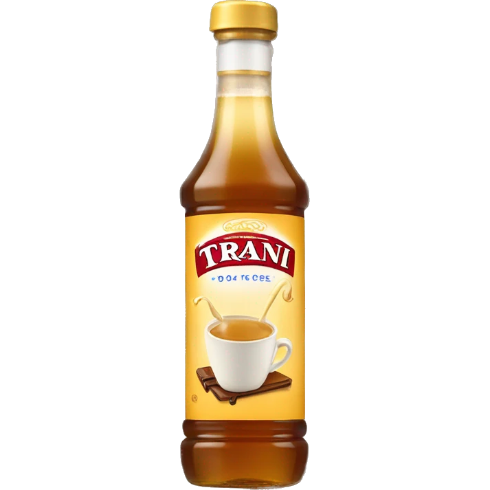 French vanilla torani syrup  emoji