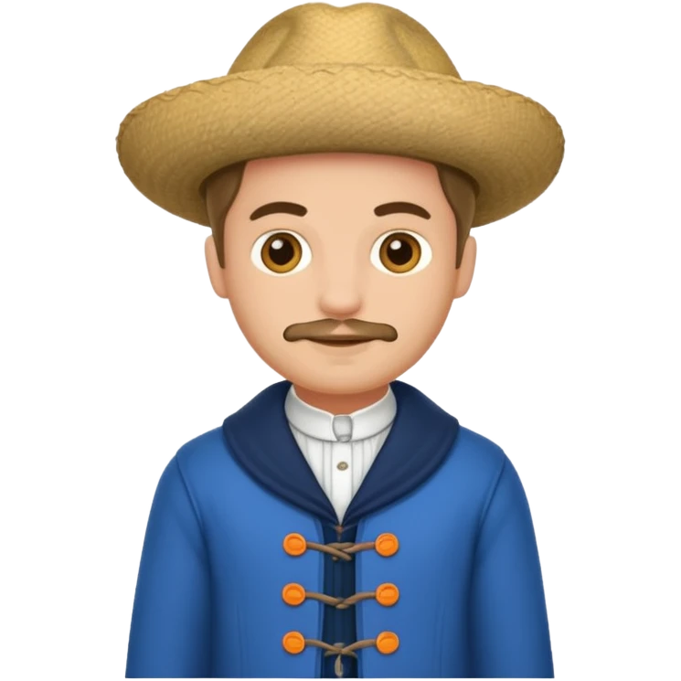 man with dutch clothing emoji