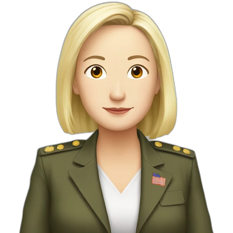 Marine Lepen chinese emoji