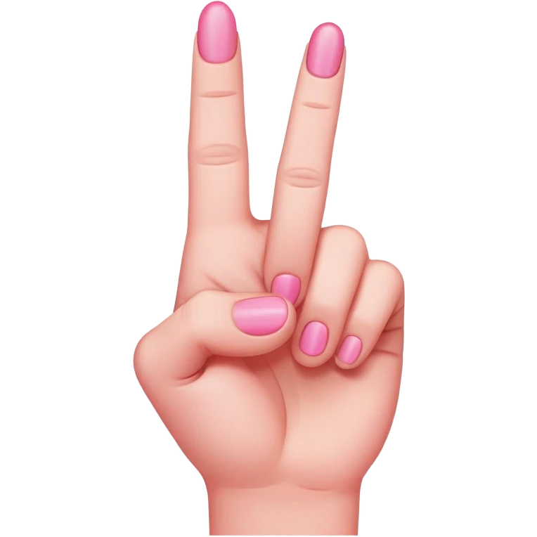 Pink middle finger  emoji