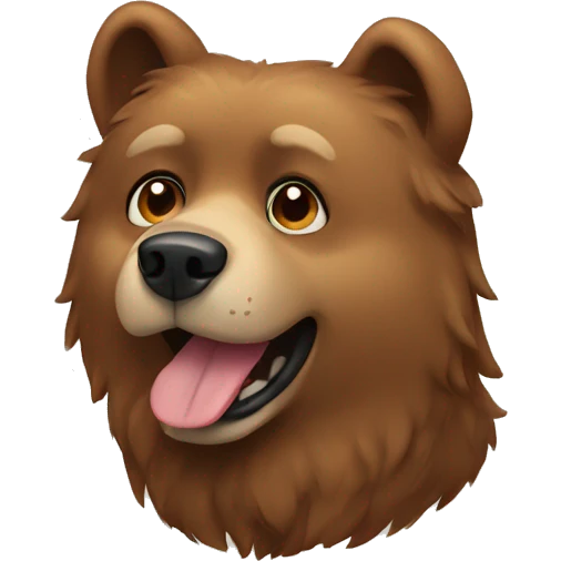 dog bear emoji