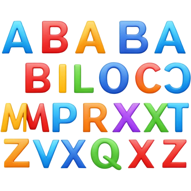 Alphabet emoji