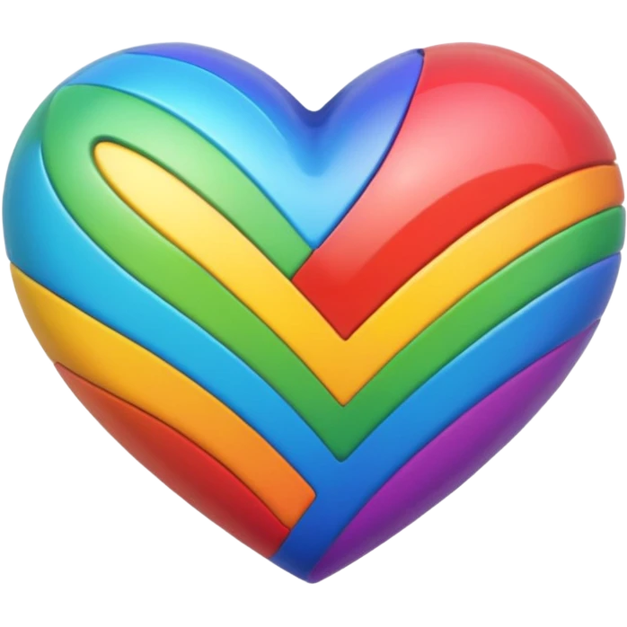 rainbow heart emoji