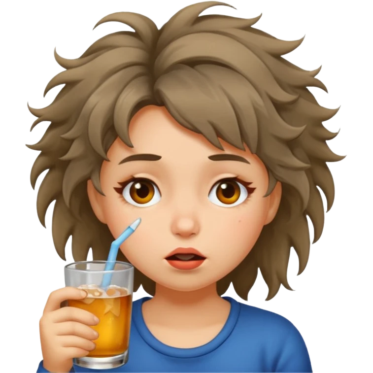 girl drunk emoji