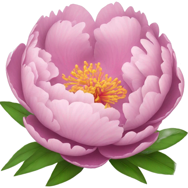 Peony flowers emoji