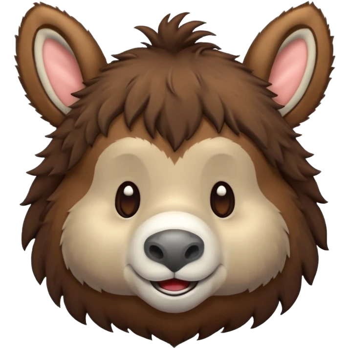 Donkey bear emoji