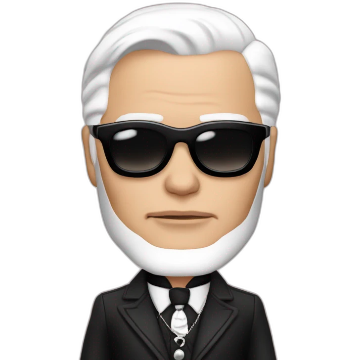 Karl Lagerfeld  emoji