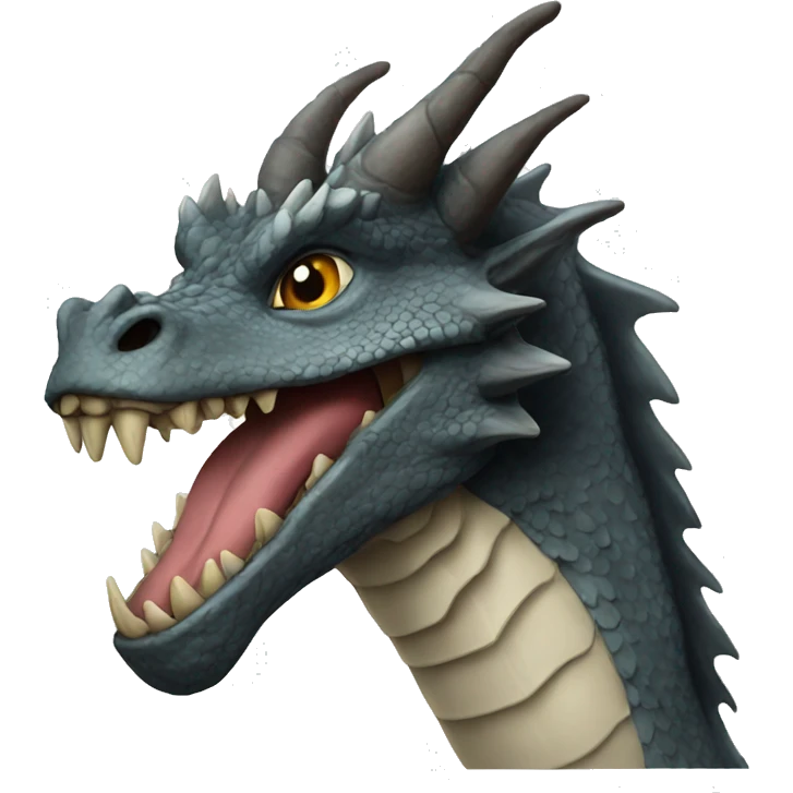 Realistic dragon  emoji