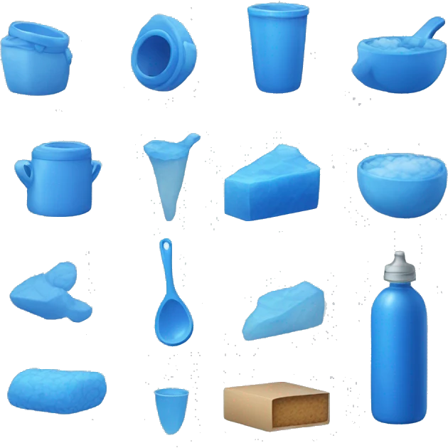 blue objects emoji