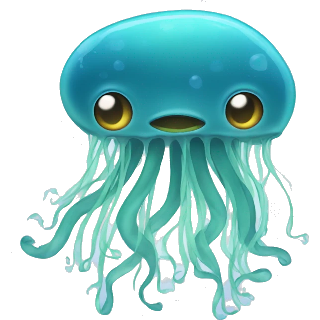 jellyfish and frog emoji