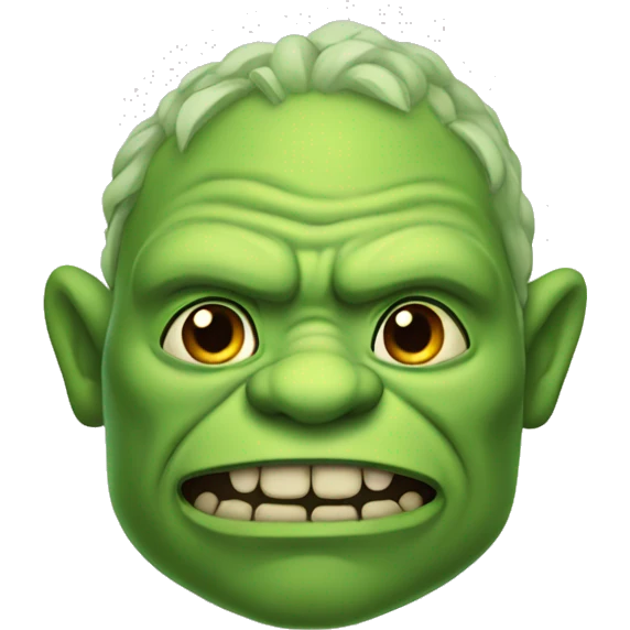 Green ogre emoji