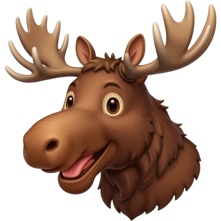 smiling moose emoji