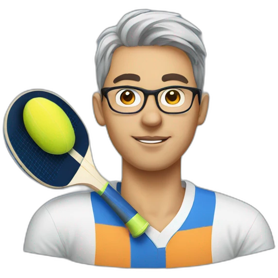 ping pong nerd emoji