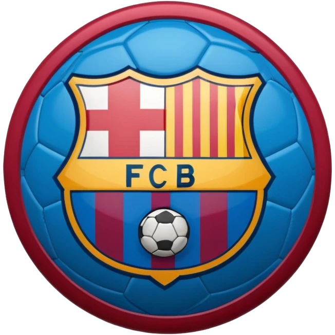 barcelona team amblem emoji