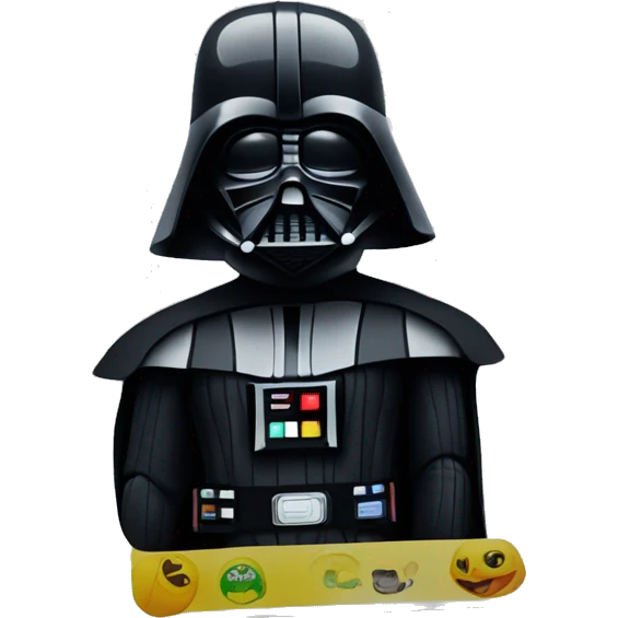 Darth Vader in the drive through  emoji