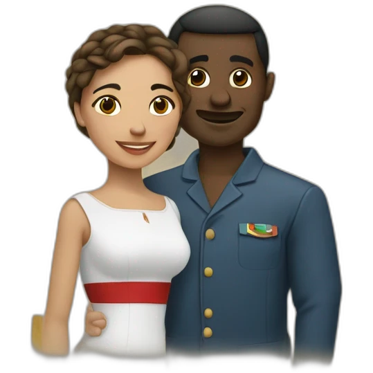 Un sénégalais et un portugais emoji