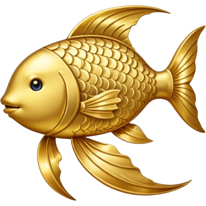 Gold Pisces sign emoji