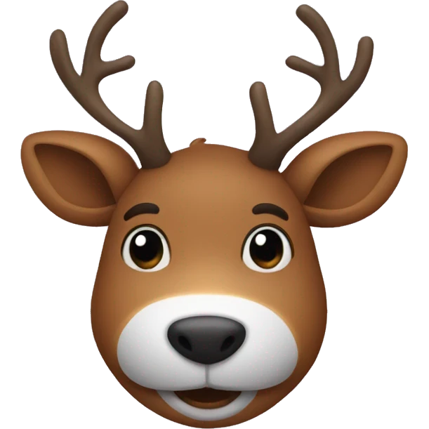 Red Nosed Reindeer emoji