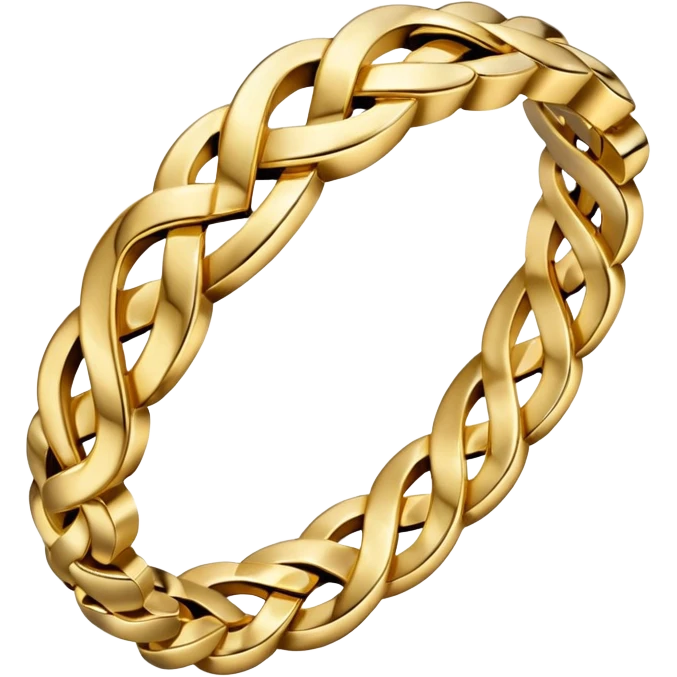 Gold bracelet emoji