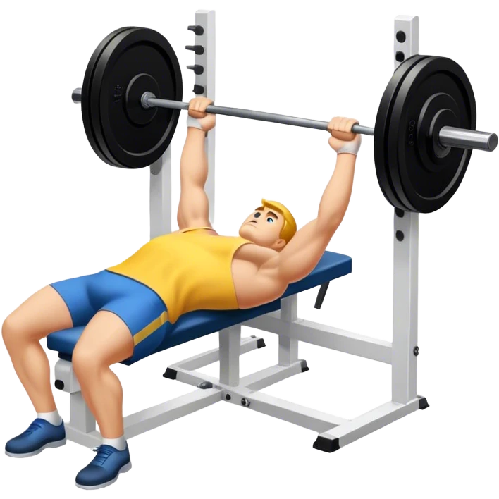 close-grip flat-benchpress emoji