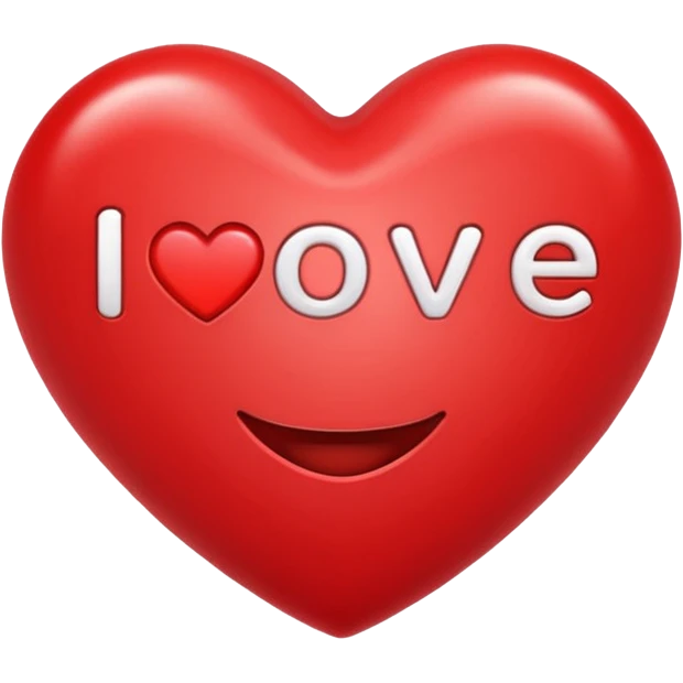 Smiling heart with “I love my QSI Family emoji