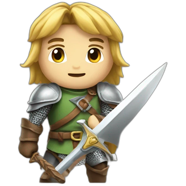Link the Knight emoji