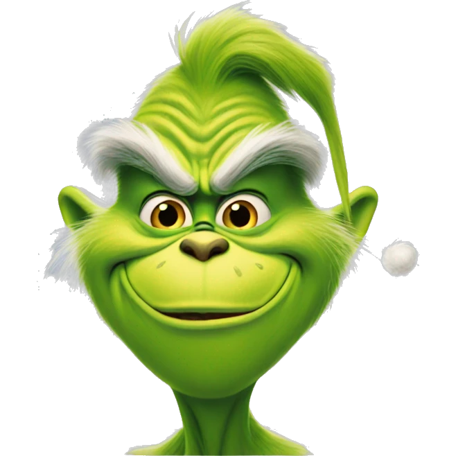 The grinch emoji