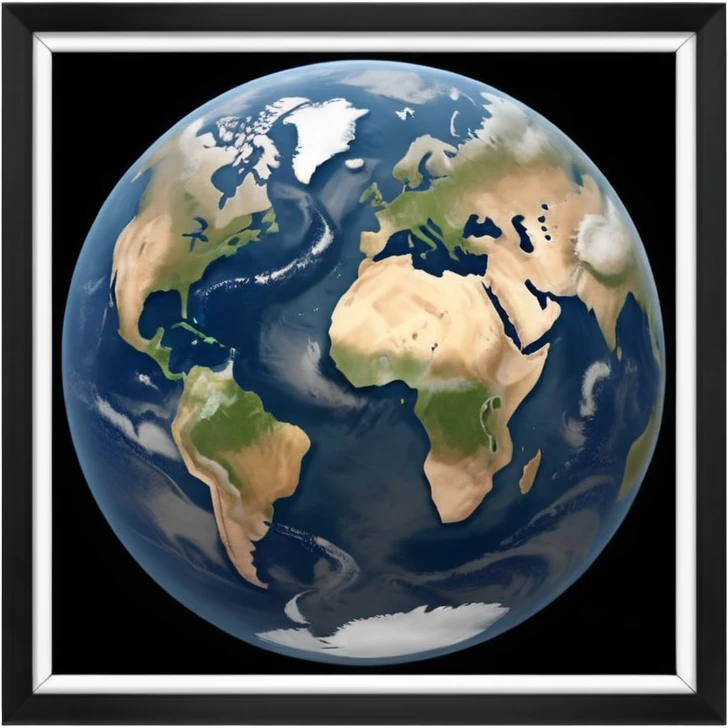 Pollution on earth and earth surface should seen more polluted  the view should be from outer space  emoji