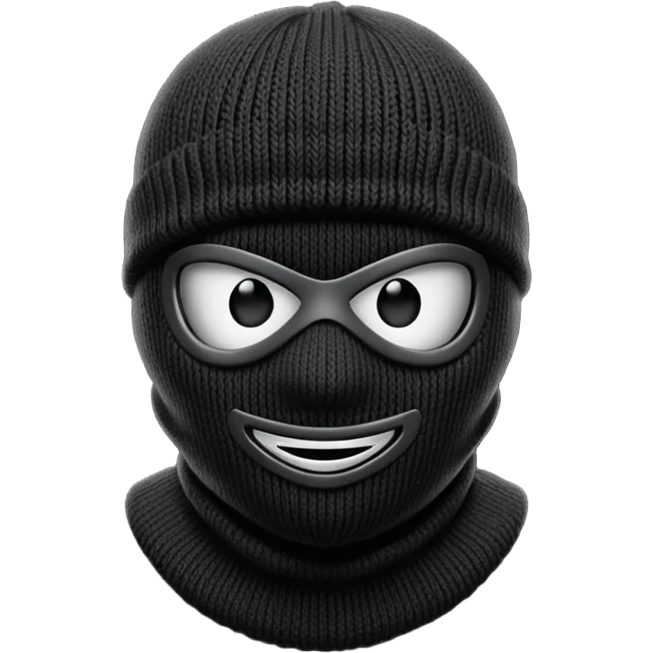 ski mask emoji