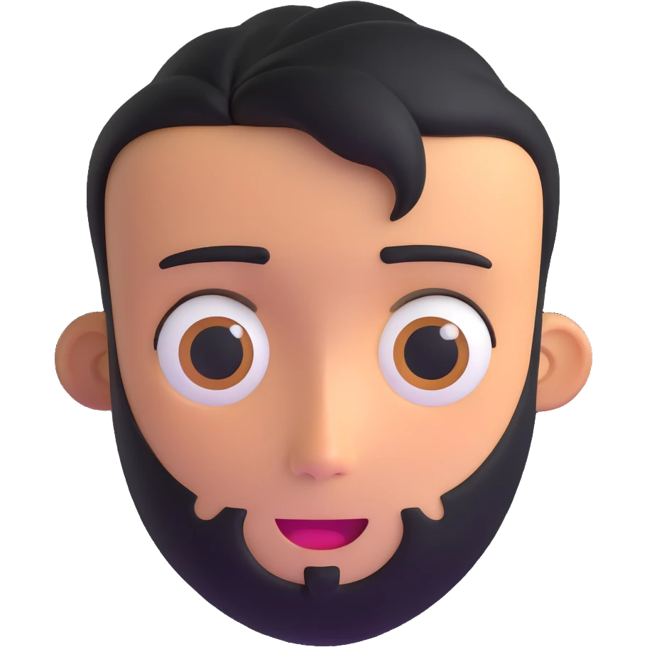personalized cartoon avatar with expressive face emoji