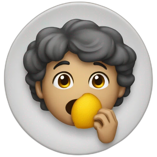 Samy gobe une bite emoji