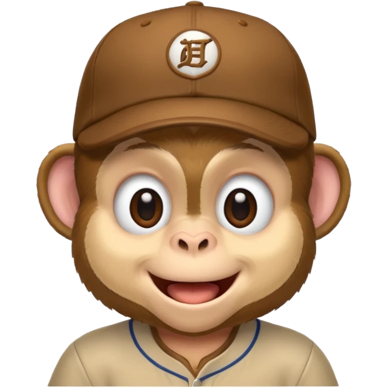 monkey with caps emoji