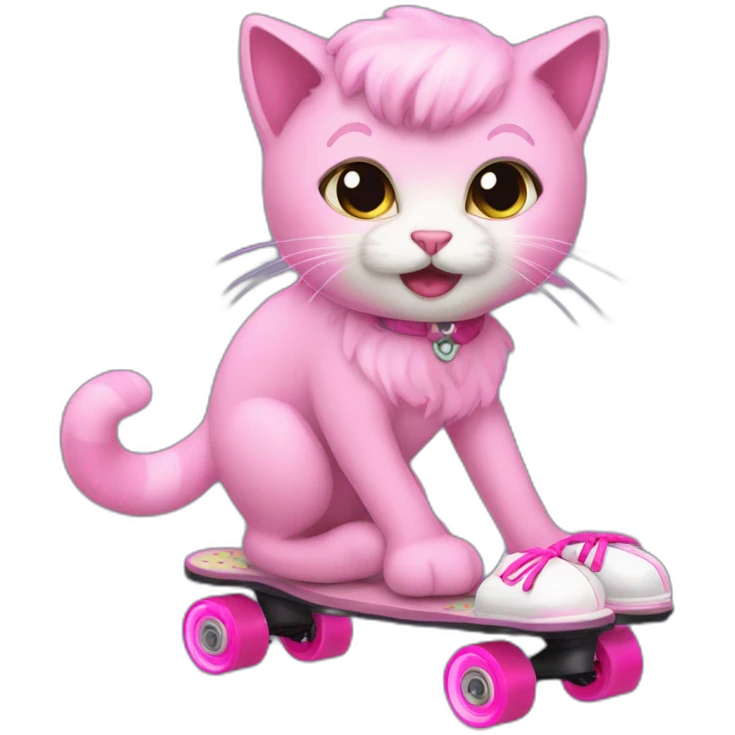 soloartiststarpinkcatrollerskates emoji