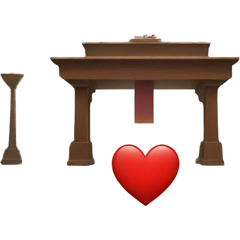 heart in altar emoji
