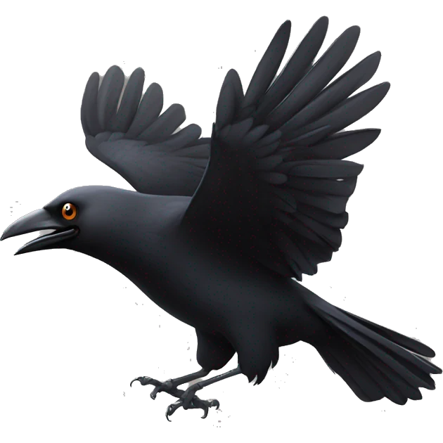 Flying Crow android emoji