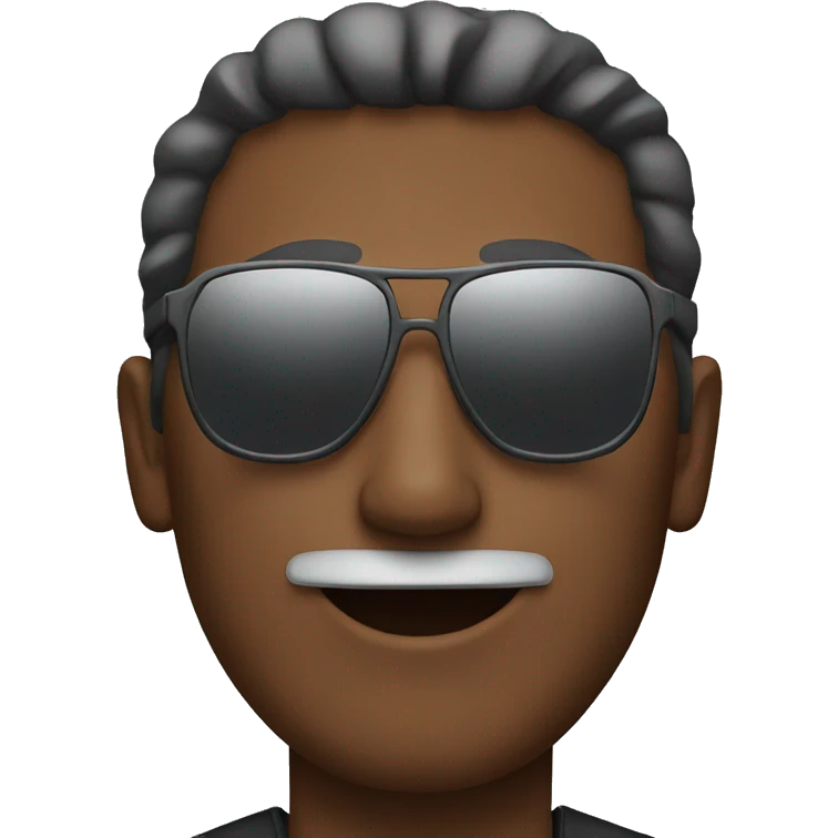 A man wearing sunglasses  emoji