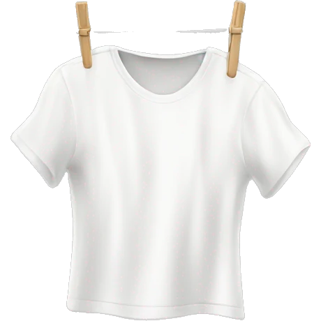 white clothes drying on laundry line






 emoji