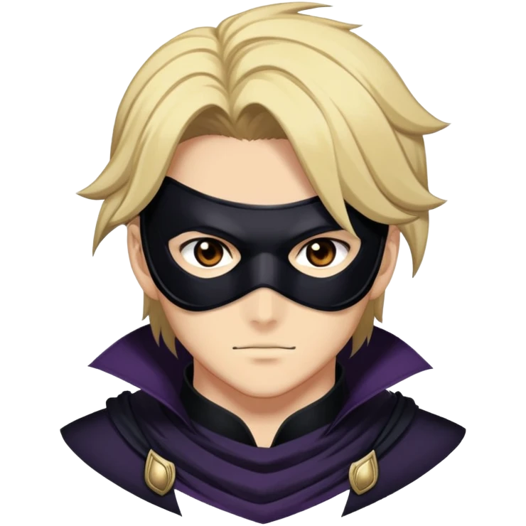 masked character Cid Kagenou from The Eminence in Shadow anime emoji