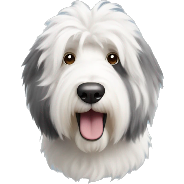 Old English sheepdog emoji