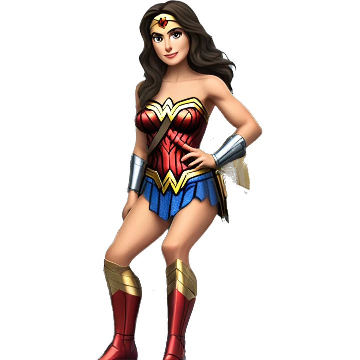 Wonder Woman Long wheelbase widened Toyota 86 hypercar racer emoji