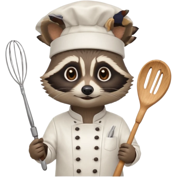 Chef raccoon emoji