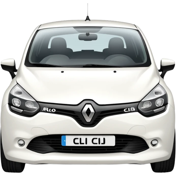 new model white renault clio emoji