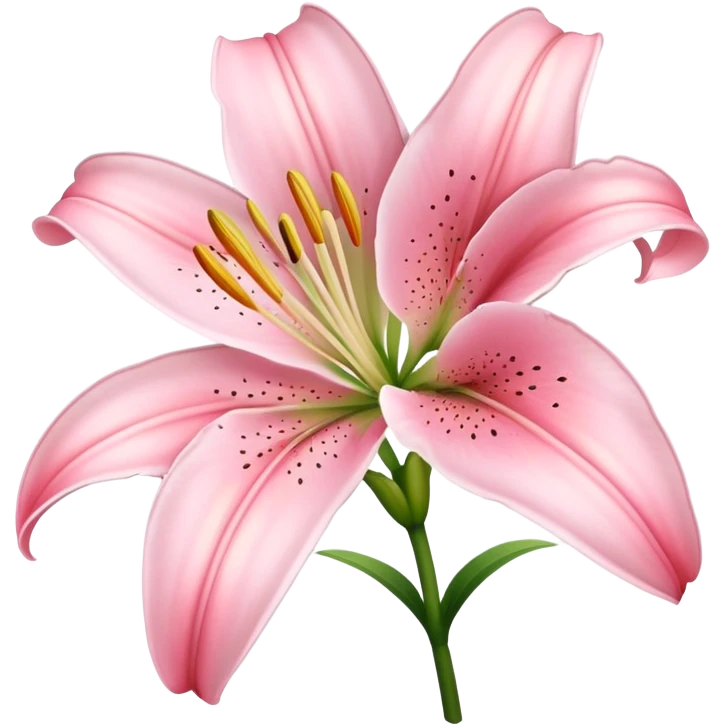 light pink lilium emoji
