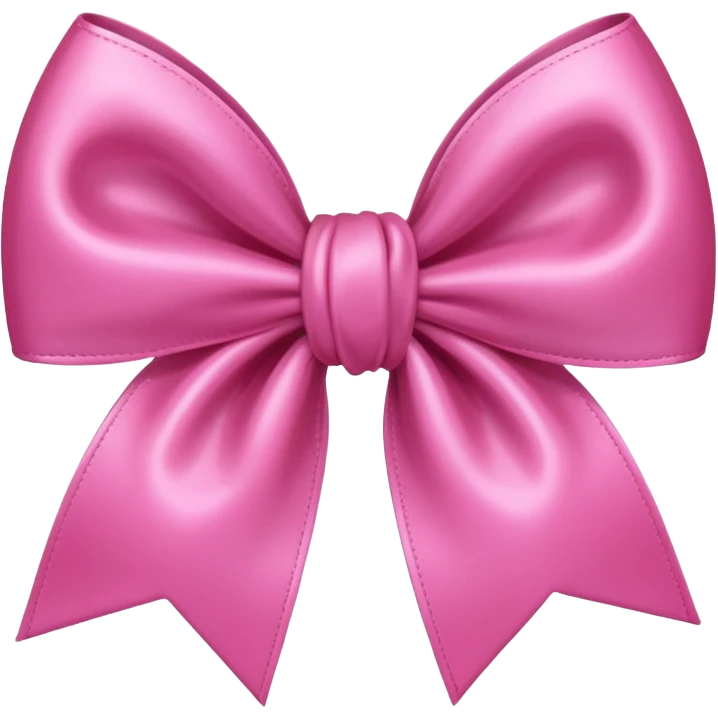 Pink cute bow emoji