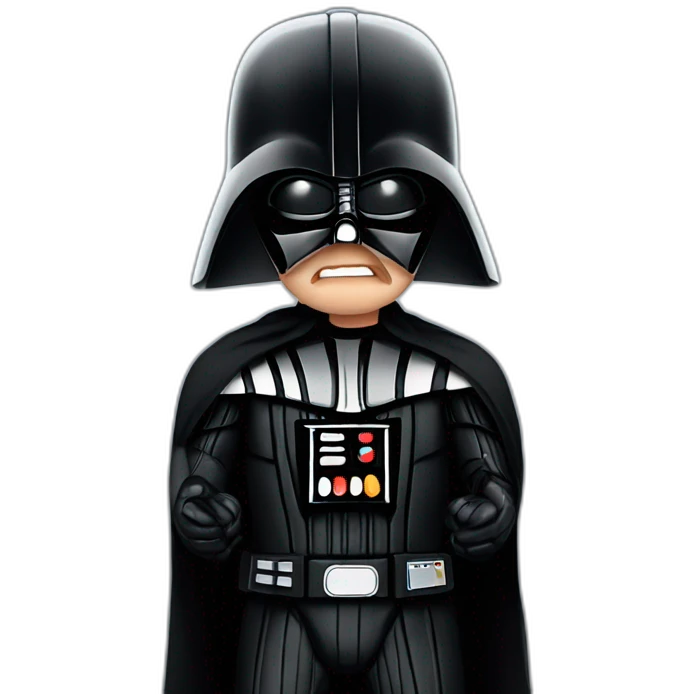 Darth vader cry emoji