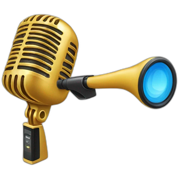 Micrófono streamer emoji