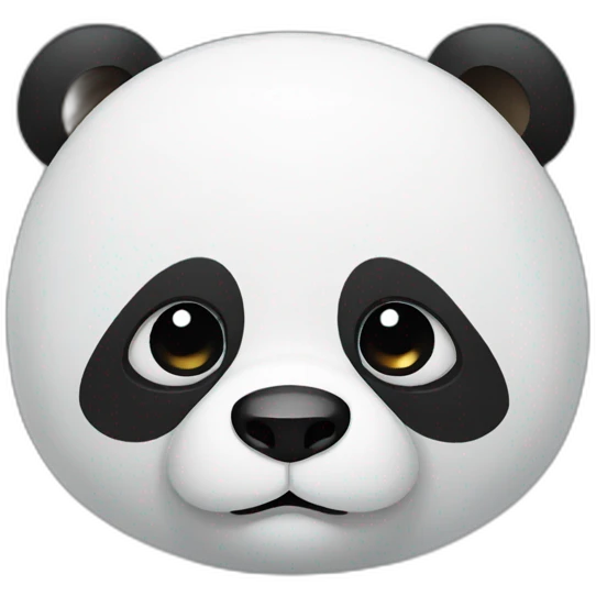 Panda qui est triste emoji