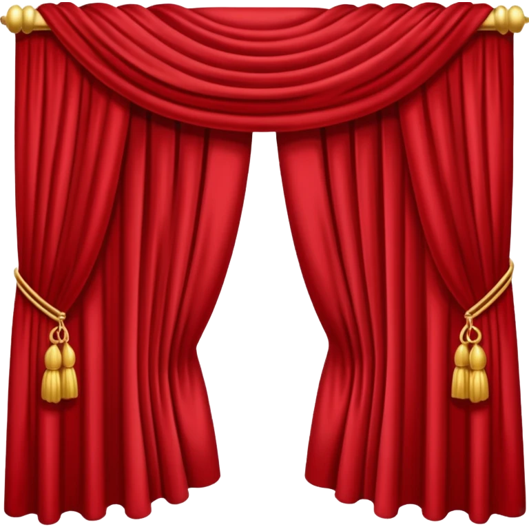 theater, red curtains emoji
